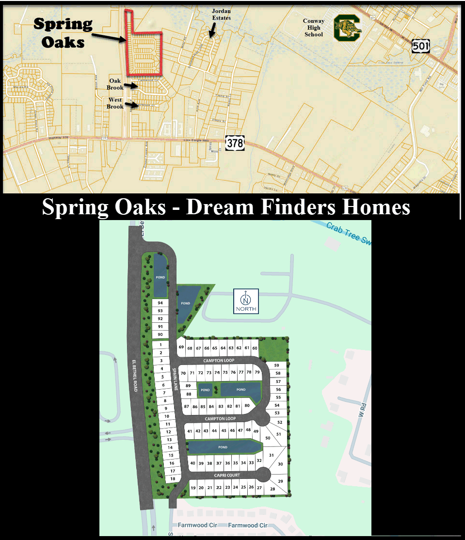 Spring Oaks in Conway by Dream FindersHomes