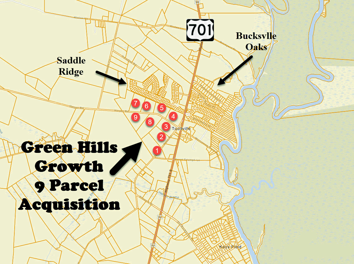 Green Hills Growth 9 parcel acquisition in Toddville