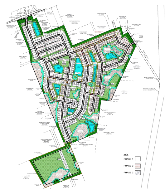 Conceptual Plan for Kingston Preserve in Conway - data courtesy of Conway City Council