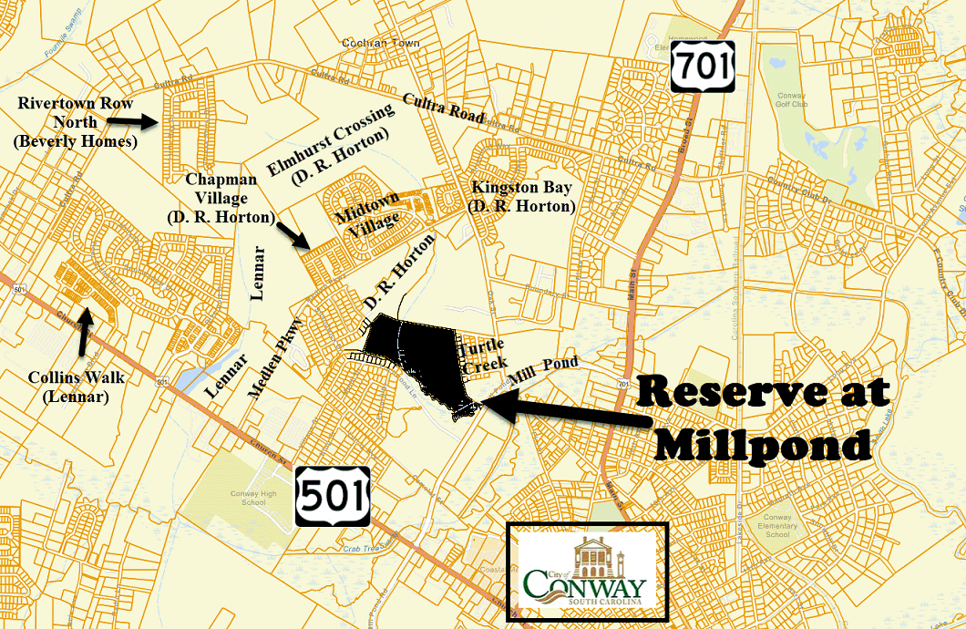 reserve at Millpond in Conway by D. R. Horton