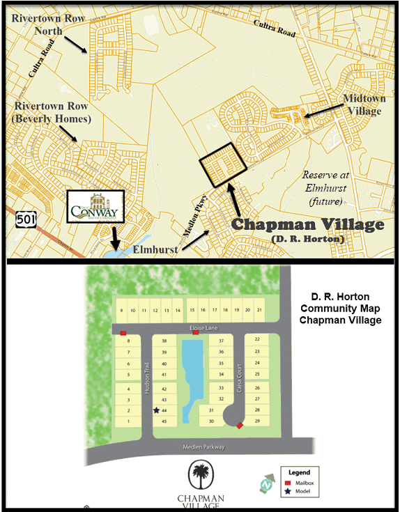 Chapman Village in Conway by D. R. Horton