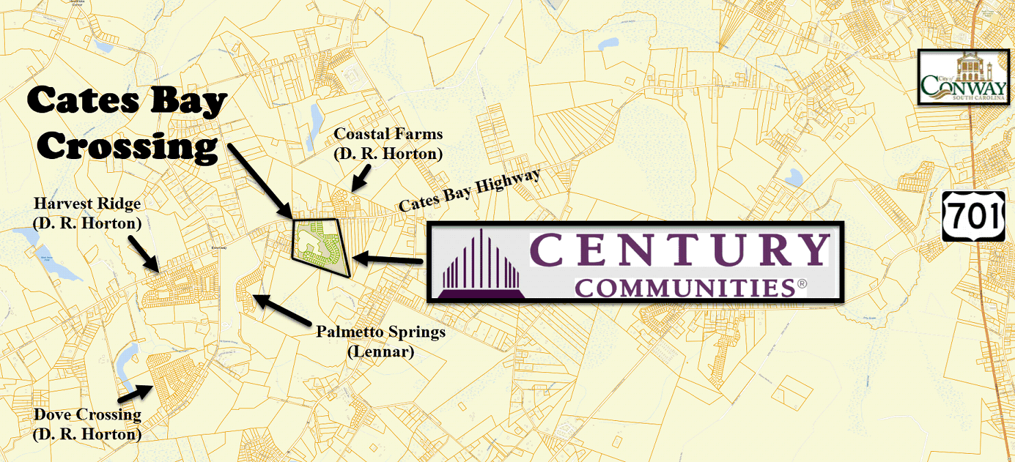 Cates Bay Crossing in Conway by Century Communities