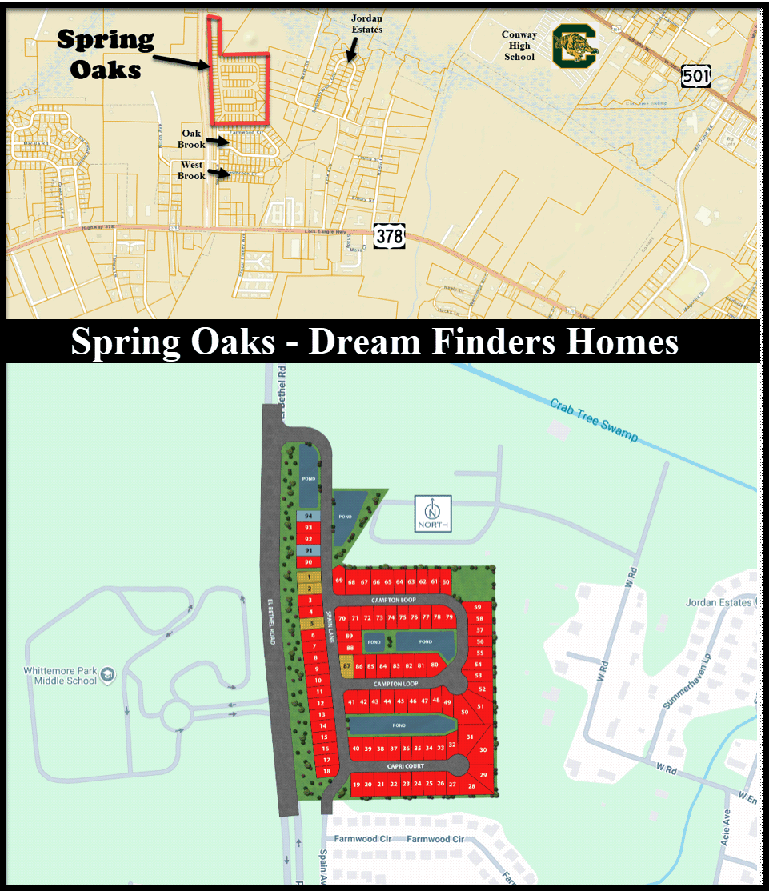 Sping Oaks in Conway by Dream Finders Homes